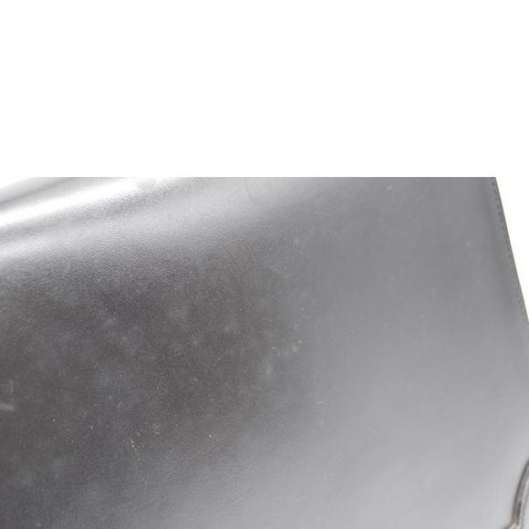 Celine Kelly Type Leather Hand Bag Noir - Picture 10 of 11